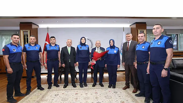 Büyükkılıç, Zabıta teşkilatı'nı kabul etti