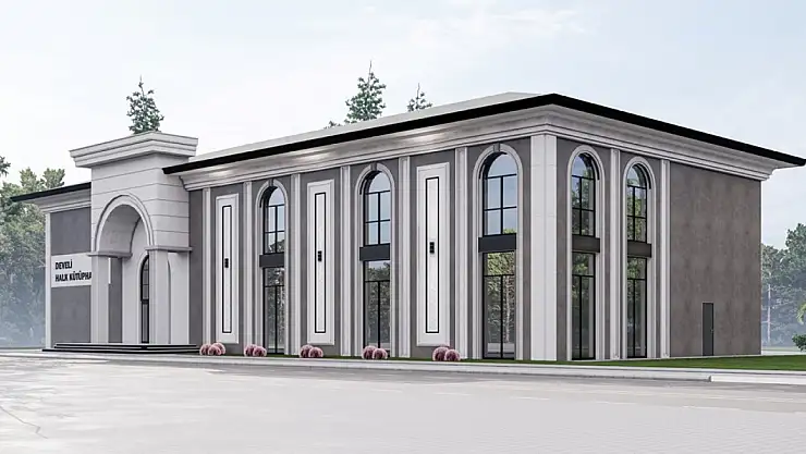 Büyükşehir'den Develi'ye yeni esil kütüphane