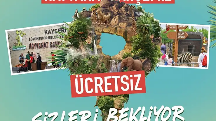 Büyükşehir hayvanat bahçesi, 1 Mayıs'a özel ücretsiz olacak