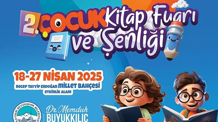 Büyükşehir'in 2. çocuk kitap fuarı başlıyor