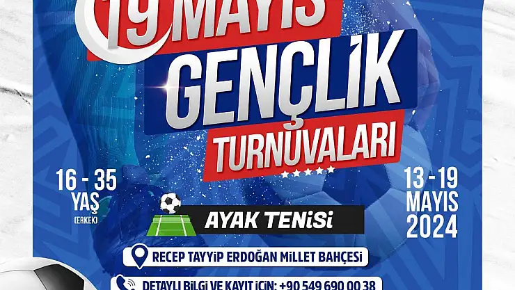 BÜYÜKŞEHİR SPOR A.Ş.'NİN 19 MAYIS TENİS TURNUVALARI İÇİN KAYITLAR BAŞLADI