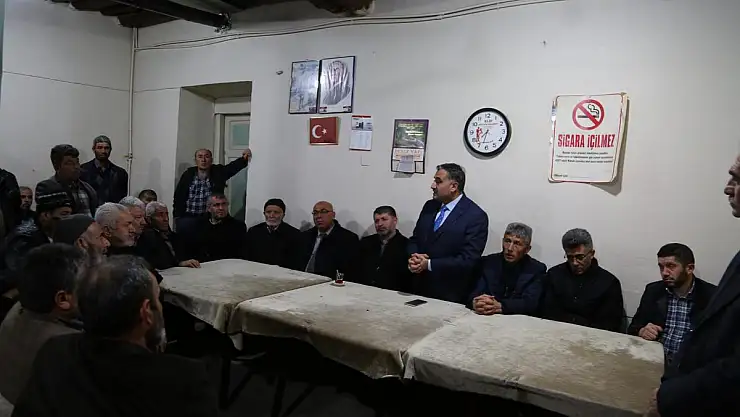 CABBAR BAŞKAN VE İLÇE YÖNETİMİNDEN ÖKSÜT MAHALLESİNE ZİYARET