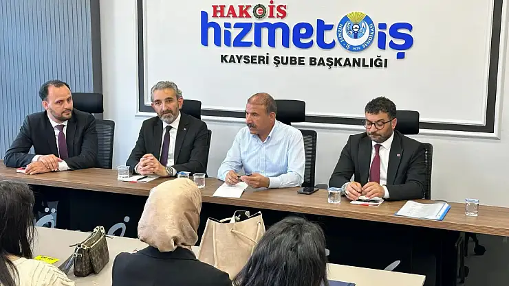 Celal Yıldız, Kayseri'de temsilcilerle buluştu