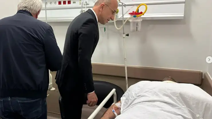 CHP'li Genç ve Yağan'dan yaralı işçilere ziyaret