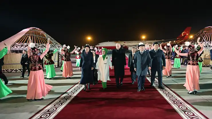 Cumhurbaşkanı Erdoğan Kırgızistan'da