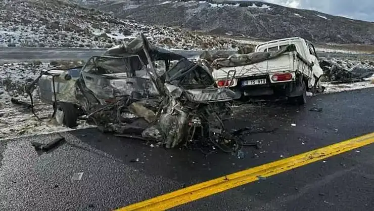 Develi-Erciyes yolunda kaza: 1 ölü 1 yaralı
