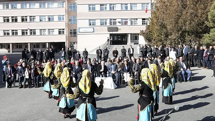 EĞİTİM VE SPOR YATIRIMLARININ AÇILIŞI YAPILDI