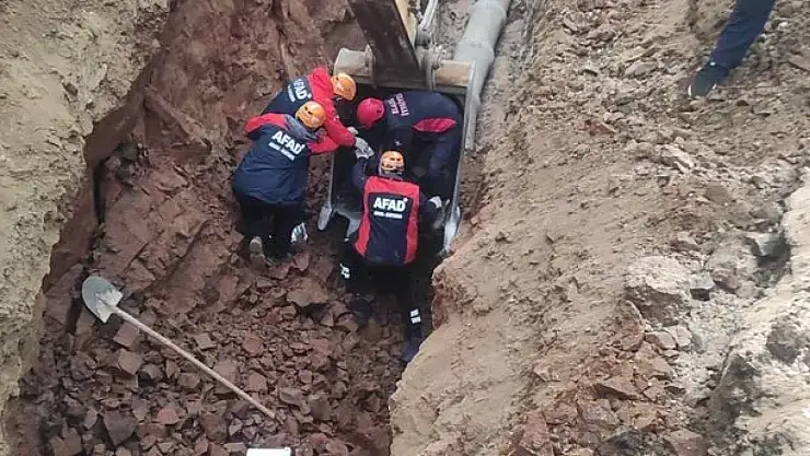 Elazığ'da Göçük: 1 ölü, kurtarma çalışmaları sürüyor