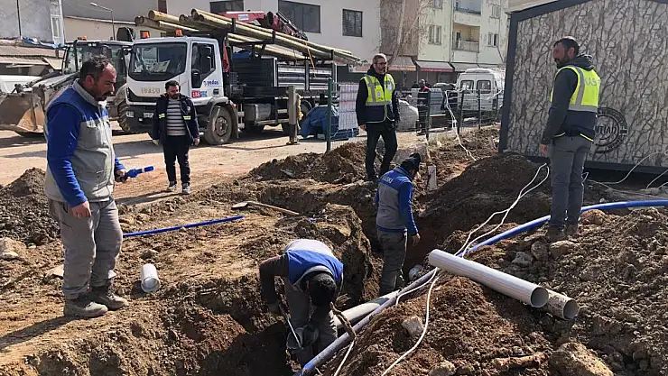 ELBİSTAN KONTEYNER ÇARŞIŞI ÇALIŞMALARI SÜRÜYOR