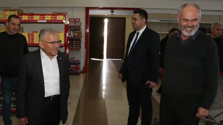 Erciyes Feneri Derneği'nin marketine ziyaret