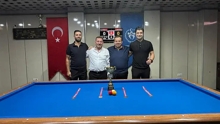 Erciyes'te 3 Bant Bilardo heyecanı sona erdi