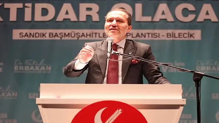 Fatih Erbakan Bilecik'ten seslendi