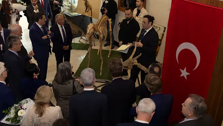 FOSİL SERGİSİNİ GEZDİLER