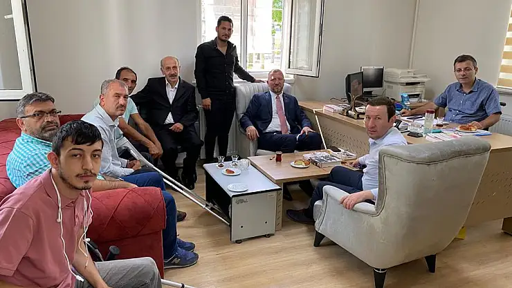 GENEL BAŞKANI ÇAĞAN'DAN<br>ASOS BAŞKANI GÖKALP'E ZİYARET