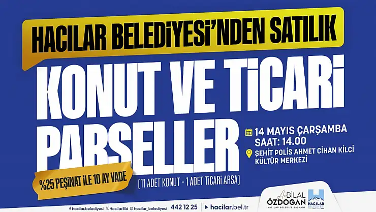 Hacılar Belediyesi 08.05 reklam