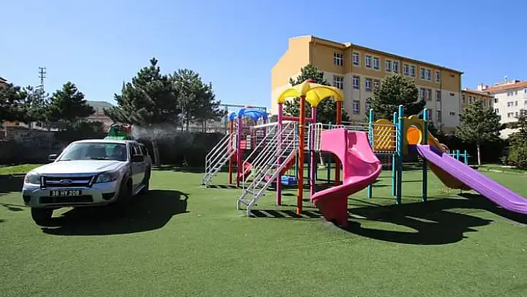 Hacılar da covid 19 dezenfekte çalışmaları