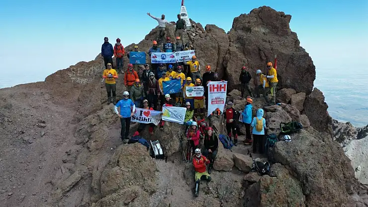 Hacılar'ın Zirvesinde Spor ve Doğa ruhu buluştu