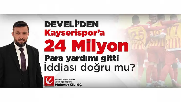 HASTANE KAYSERİSPOR DAN DEĞERSİZ Mİ