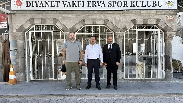 İl Müftüsü Ayvaz'dan ERVA Spor kulübü ziyareti