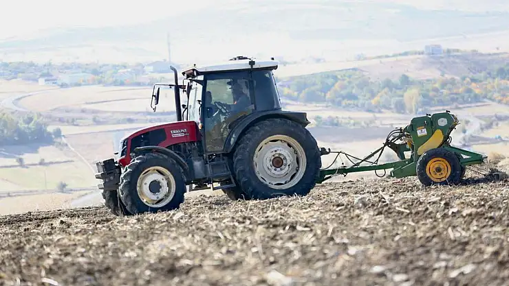 İLK BUĞDAY TOHUMLARININ EKİMİ YAPILDI