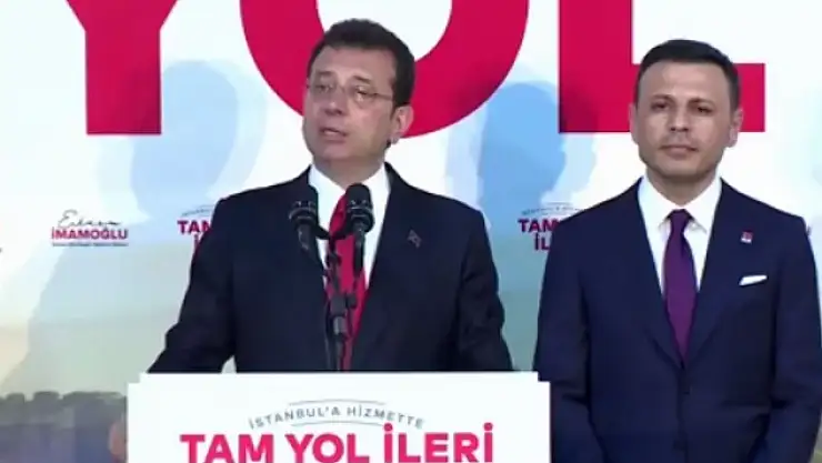 İmamoğlu'ndan ilk açıklama