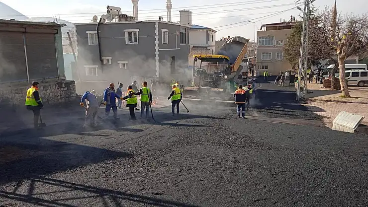 İncesu Kızılören'de alt ve üst yapı çalışmaları