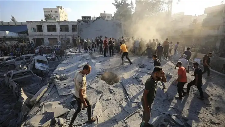 İsrail'in Gazze'ye hava saldırısı