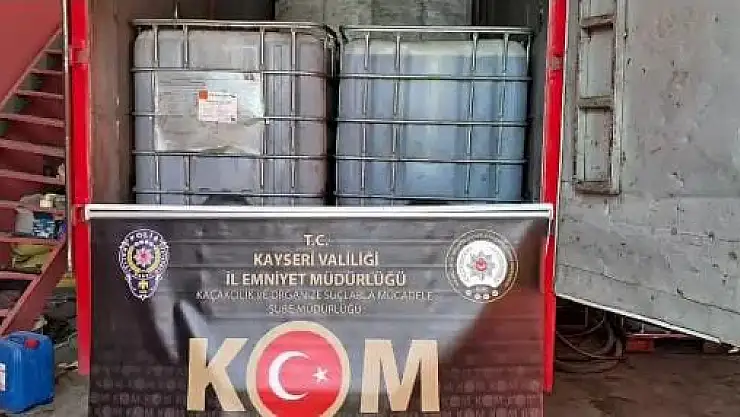 Kaçak akaryakıt ele geçirildi