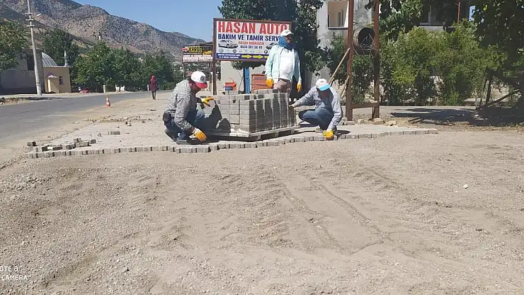 Kahramanmaraş Dönüklü de parke çalışmaları