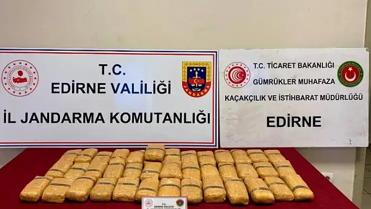 Kapıkule'de 18 kilo eroin ele geçirildi