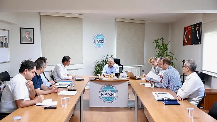 KASKİ'DE YATIRIM DEĞERLENDİRME TOPLANTISI