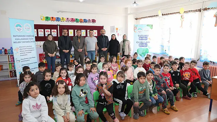 KASKİ'den minik yüreklere 'su tasarrufu' eğitimi