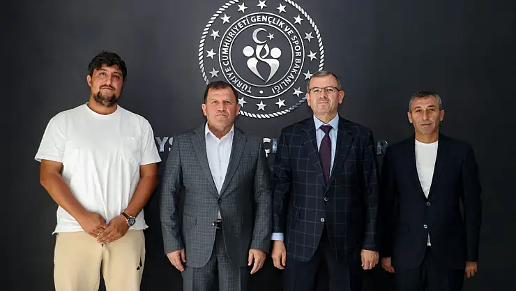 Kaykay federasyonu'ndan İl Müdürü Kabakcı'ya ziyaret