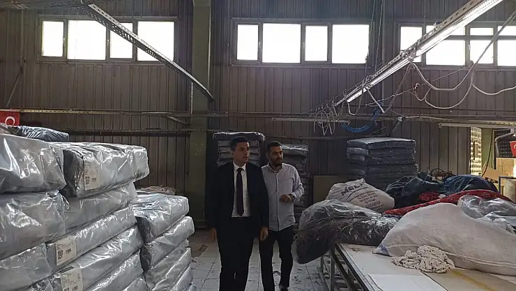 Kaymakam Karaselvi, Sude Tekstil'i ziyaret etti