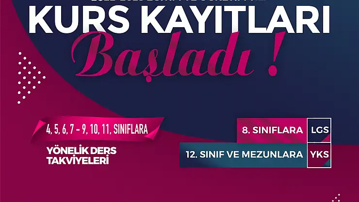 KAYMEK 2022-2023 EĞİTİM VE ÖĞRETİM YILI KURS KAYITLARI BAŞLADI