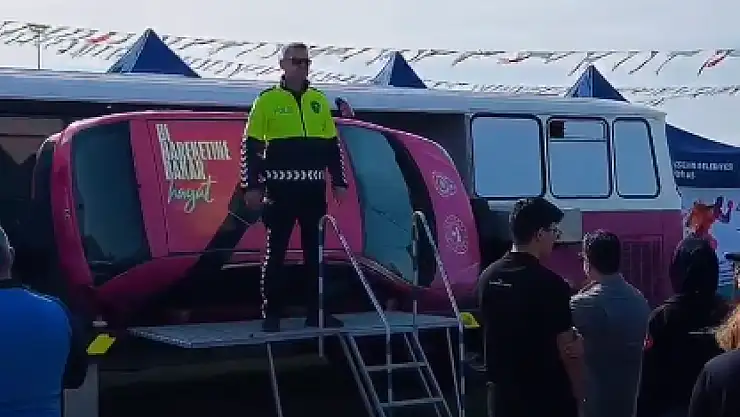 Kayseri bilim festivali'nde trafik eğitimi verildi