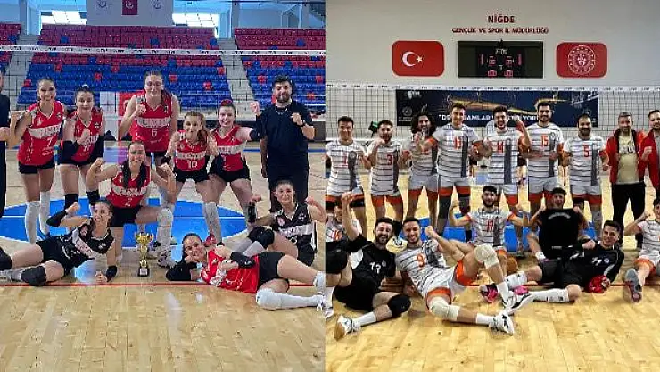 Kayseri Cimnastik Kulübü ve Melikgazi Belediyespor Voleybol 2'nci Ligine yükseldi