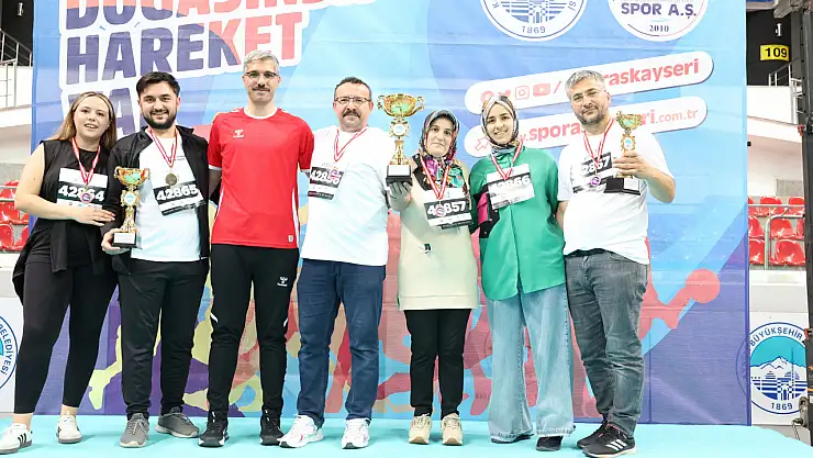 Kayseri'de aileler yarıştı, eğlence ve rekabet doruğa ulaştı