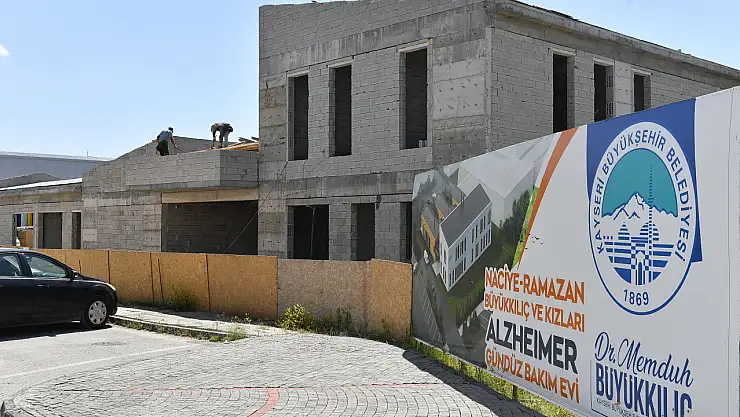Kayseri'de Alzheimer bakımevi inşaatı hızlandı