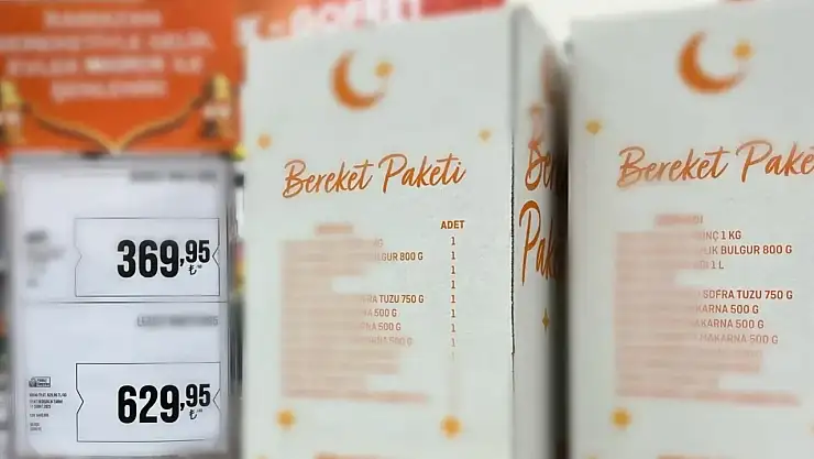 Kayseri'de Ramazan kolisi 369 TL