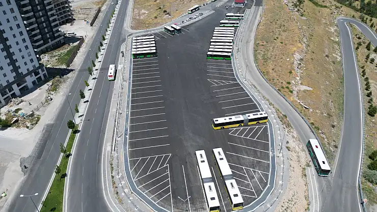 Kayseri'de Toplu taşımaya Yeni Garaj noktası