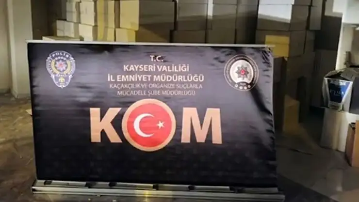Kayseri Emniyetinden büyük suçla mücadele