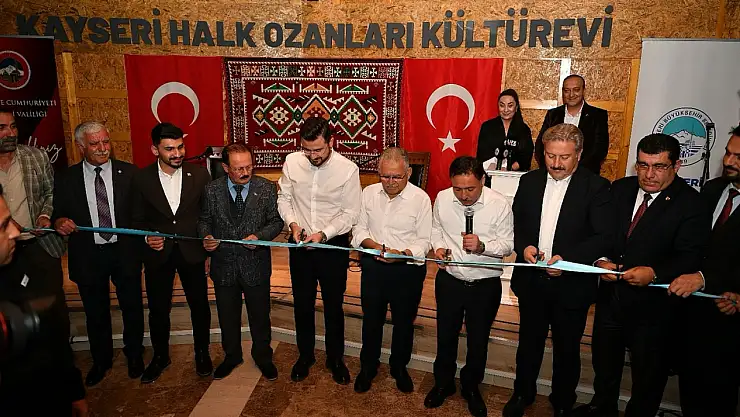 Kayseri Halk Ozanları kültür evi yenilendi ve açıldı