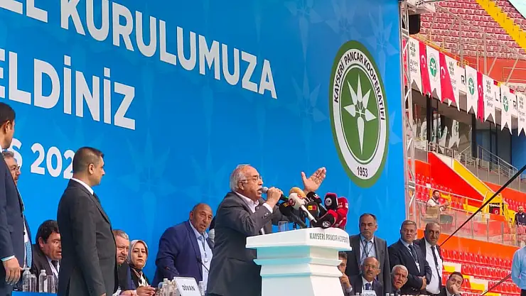 Kayseri Pancar Ekicileri Kooperatifi 72. Olağan Genel Kurulu Olaylı Başladı