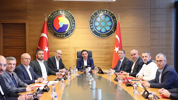 Kayseri Ticaret odası toplantısı gerçekleştirildi