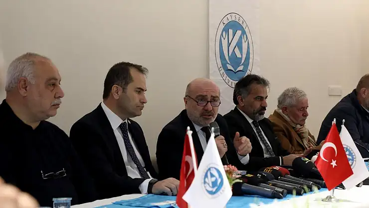 Kayseri Üniversitesi'nin Çalışmalarını Anlattı