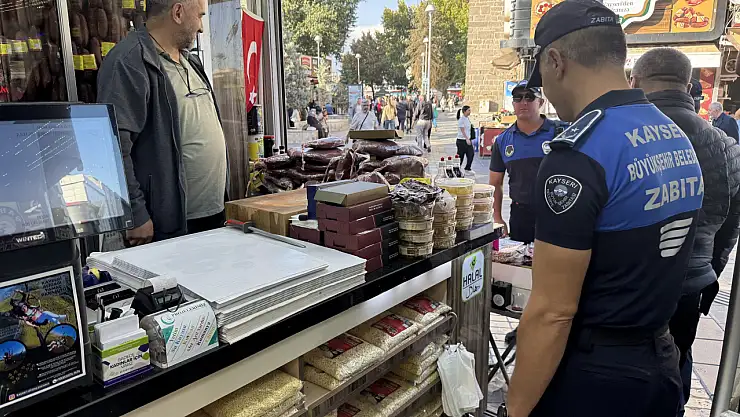 Kayseri Zabıtasına Esnaf ve vatandaştan tam not