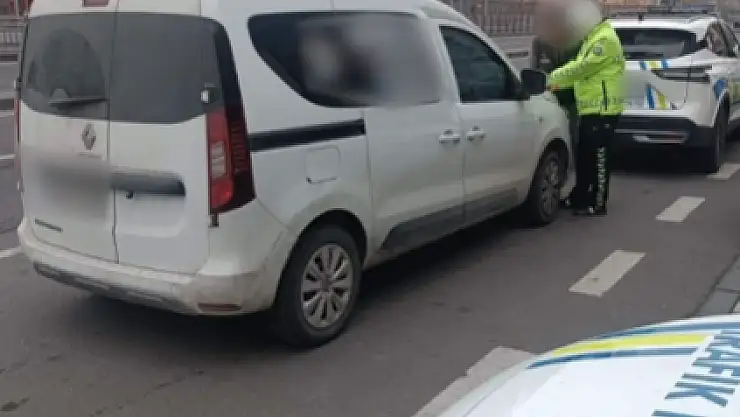 Kayseri'de kırmızı ışık ihlali yapana ceza!