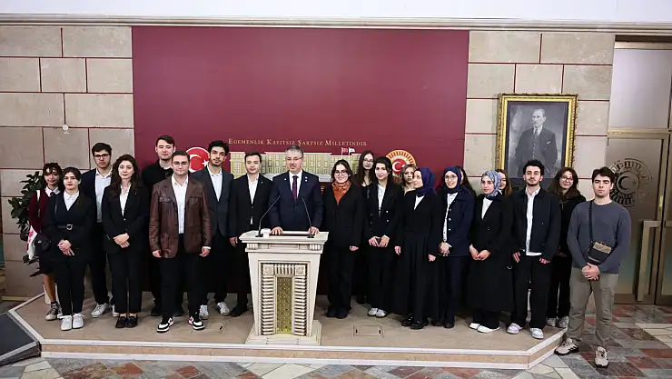 Kayserili Öğrenciler Gazi Meclis'te