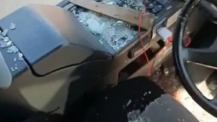 Kayserispor taraftarını taşıyan otobüslere taşlı saldırı